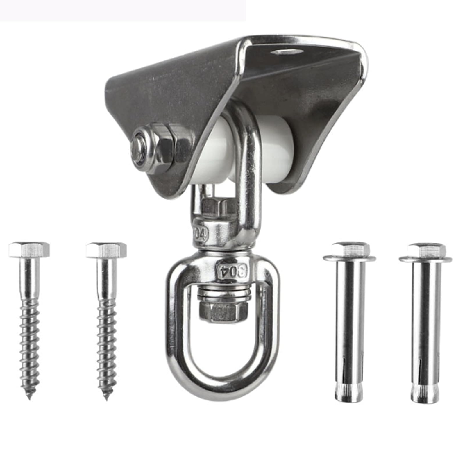 VGGBNG Hammock Hooks?Swing Hooks Heavy Duty? Swing Hook Stainless Steel Heavy Duty Swing Hangers 360° Swivel Swing Hooks Swing Hardware for Hammock Chair