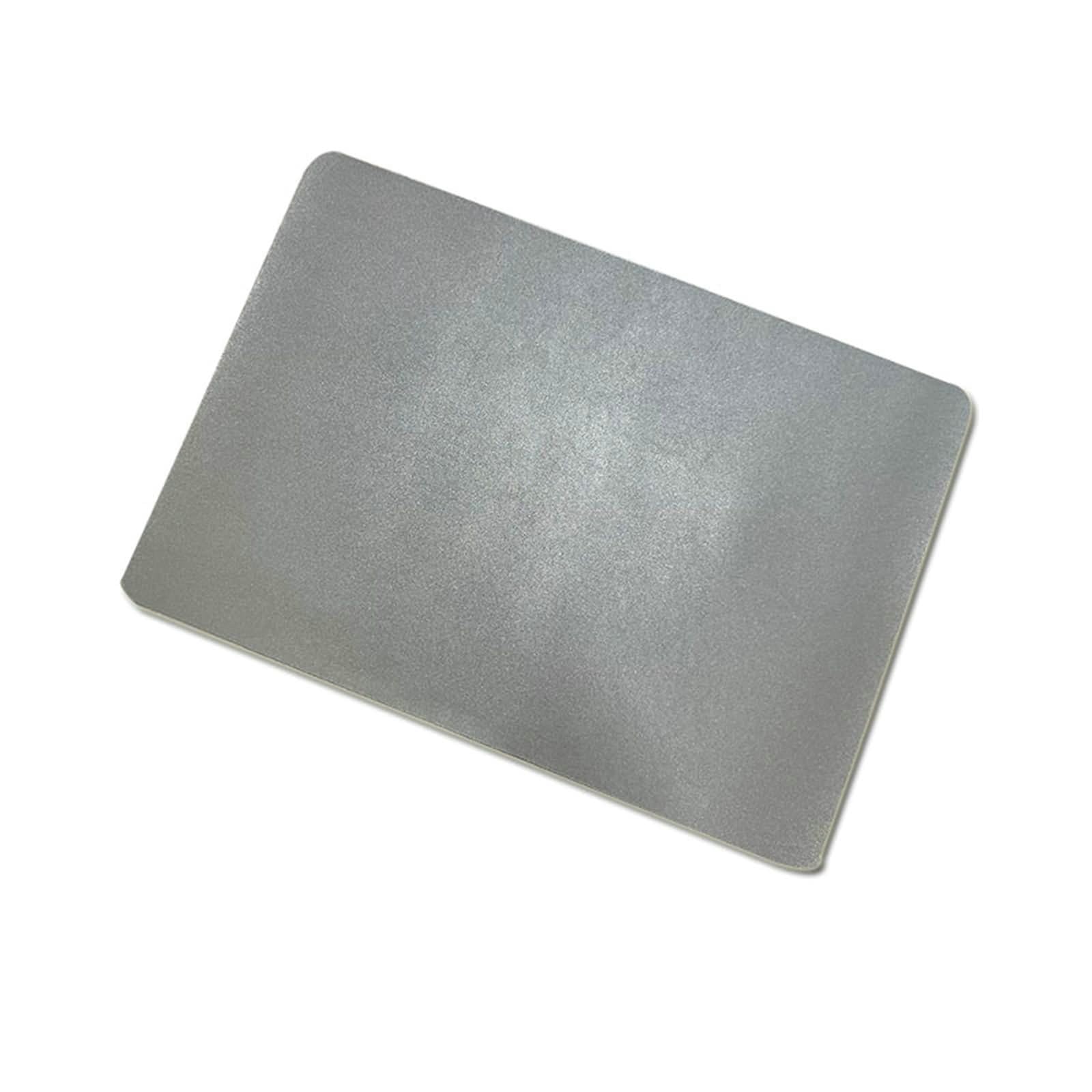 Placemats Leather, Juego de 4 manteles individuales para cocina, 30 x 43 cm, rectángulo, monocolor, gris oscuro, para casa, cocina, hotel y restaurante