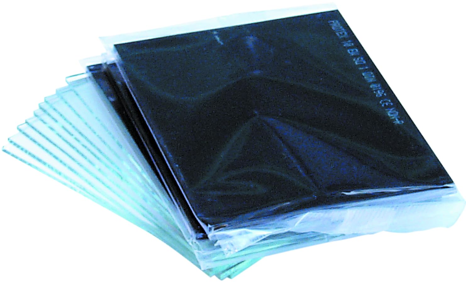 Glass Lenses Shade 10, 4 1/4" x 3 1/4" For Welding Helmets Pack Qty 5
