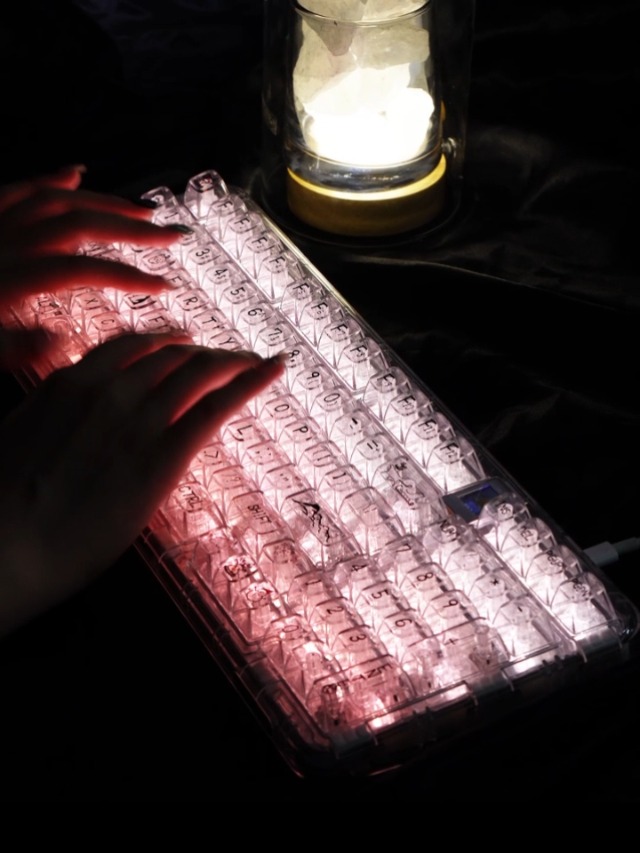 Amazon.com: CoolKiller CK98 Transparent Mechanical Keyboard with