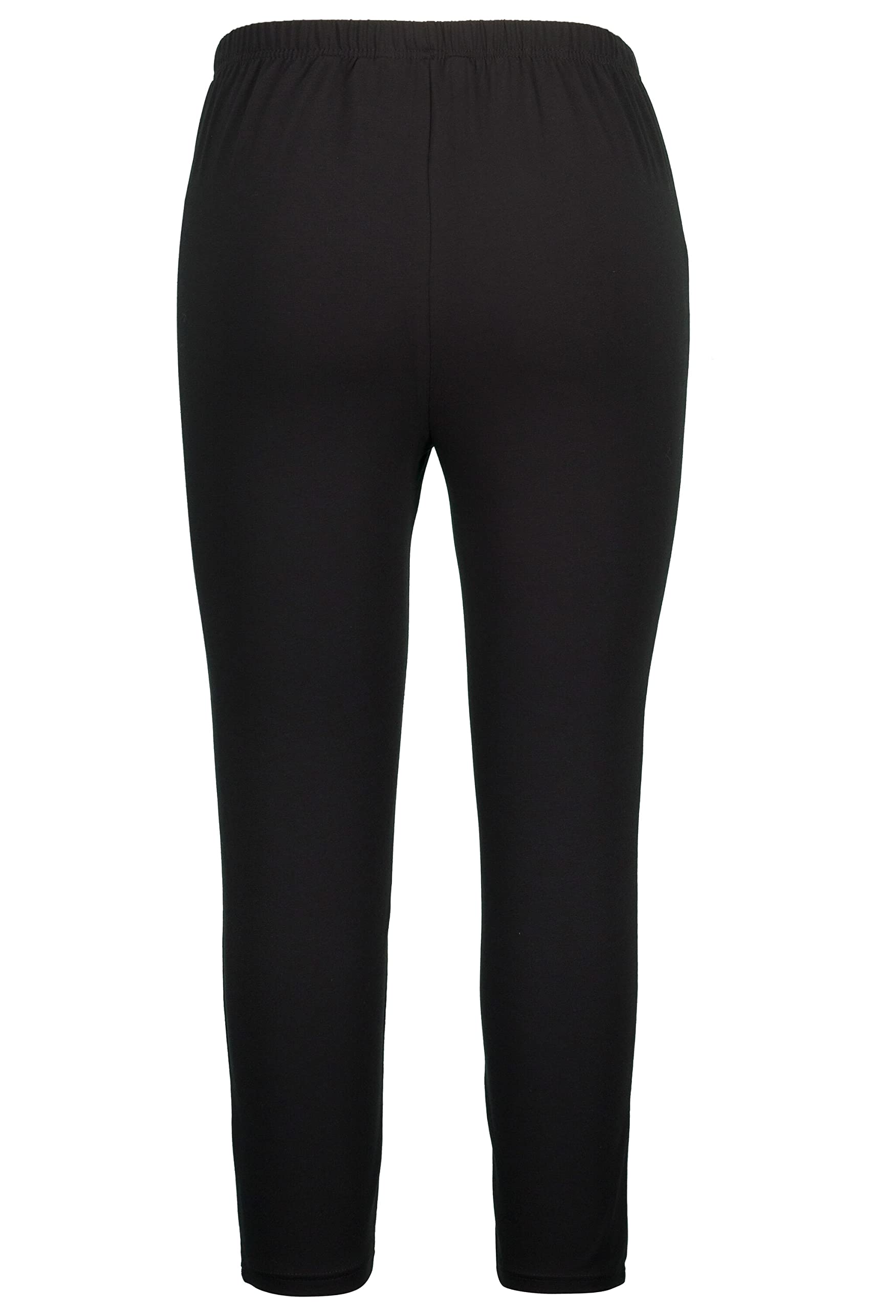 Ulla Popken Leggings 7/8, Cintura elástica, hasta la Talla 68/70 701078