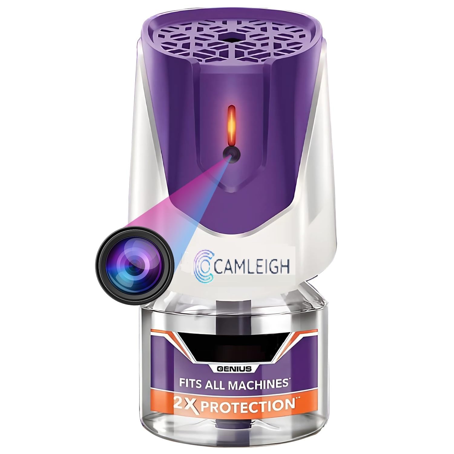 Wi-Fi Spy Camera Mosquito Repellent, 4k Hidden Camera with 32gb Built in Memory with Live Audio and Video, Motion Detection Home Security Nanny Cam, Wireless Wi-Fi Surveillance Camera.