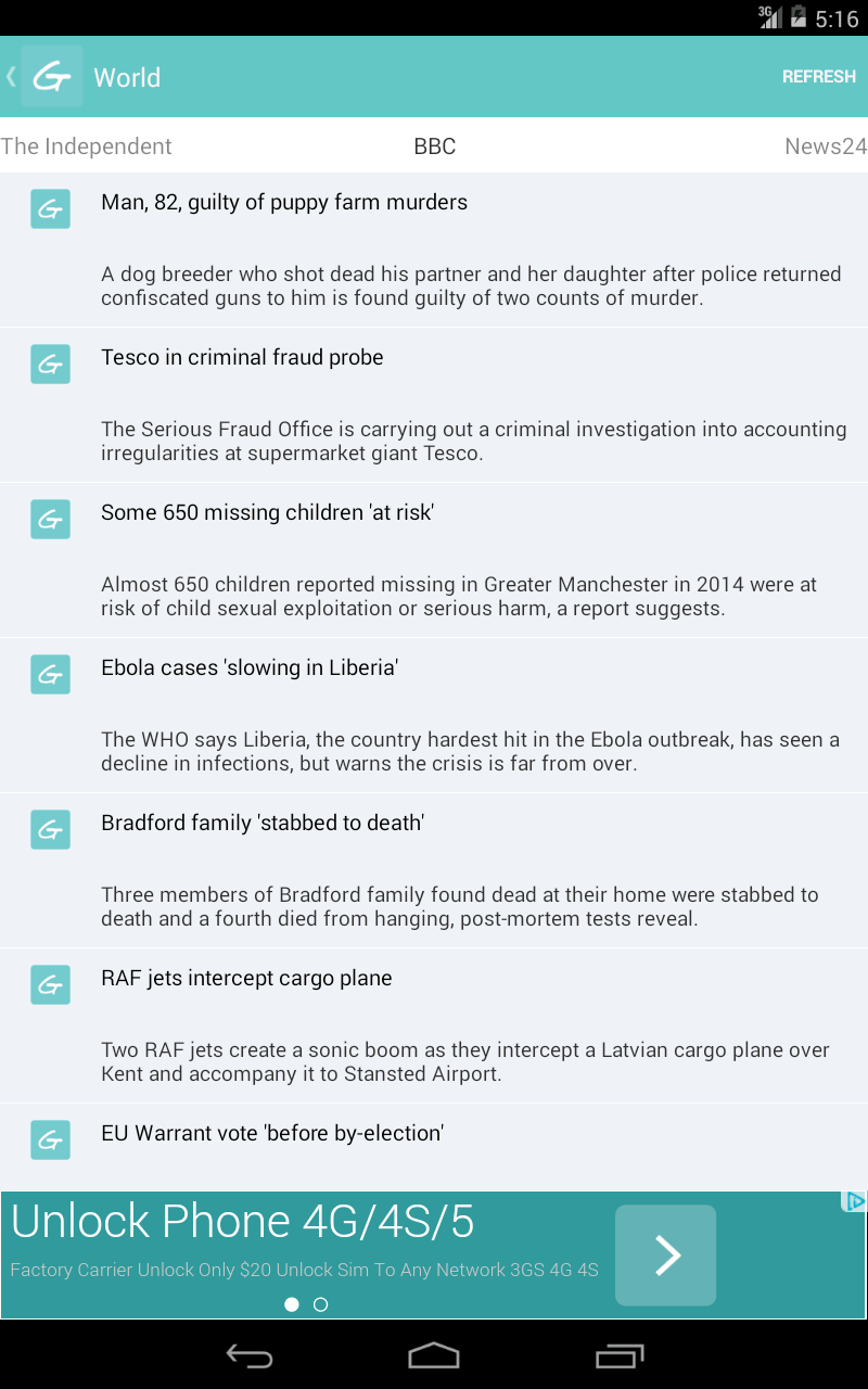 Gazette App on Amazon Appstore