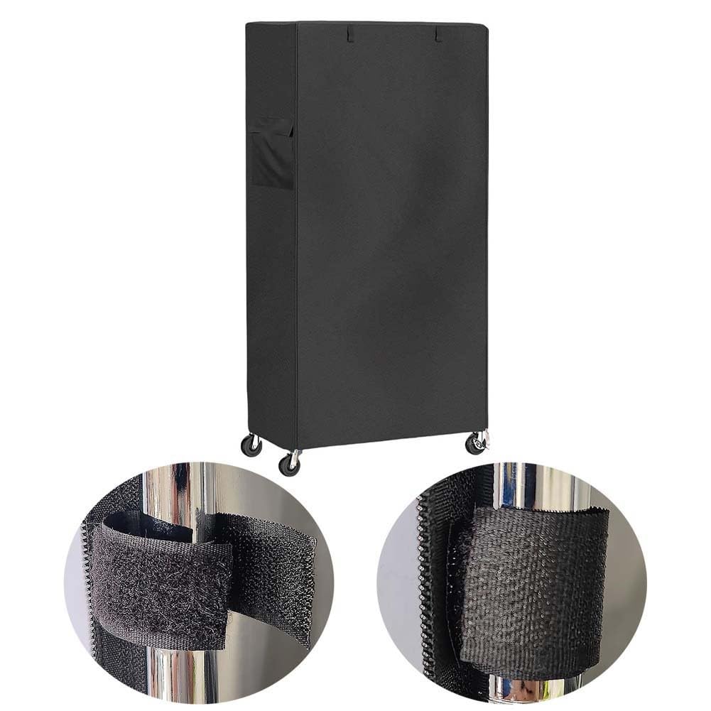 Cubierta de estante de almacenamiento Oxford 420D, impermeable, protección contra el polvo con cremallera, para estanterías interiores y exteriores, varios tamaños, cubierta de estante de alambre