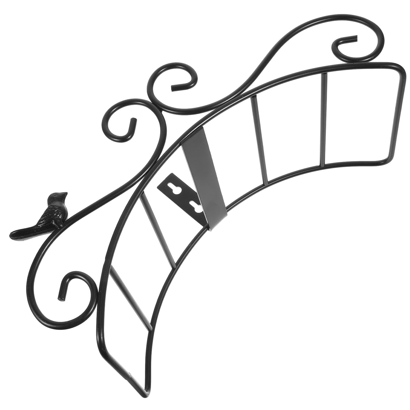 Support métallique pour tuyau d'arrosage pour éviter les nœuds et ranger votre fer de jardin