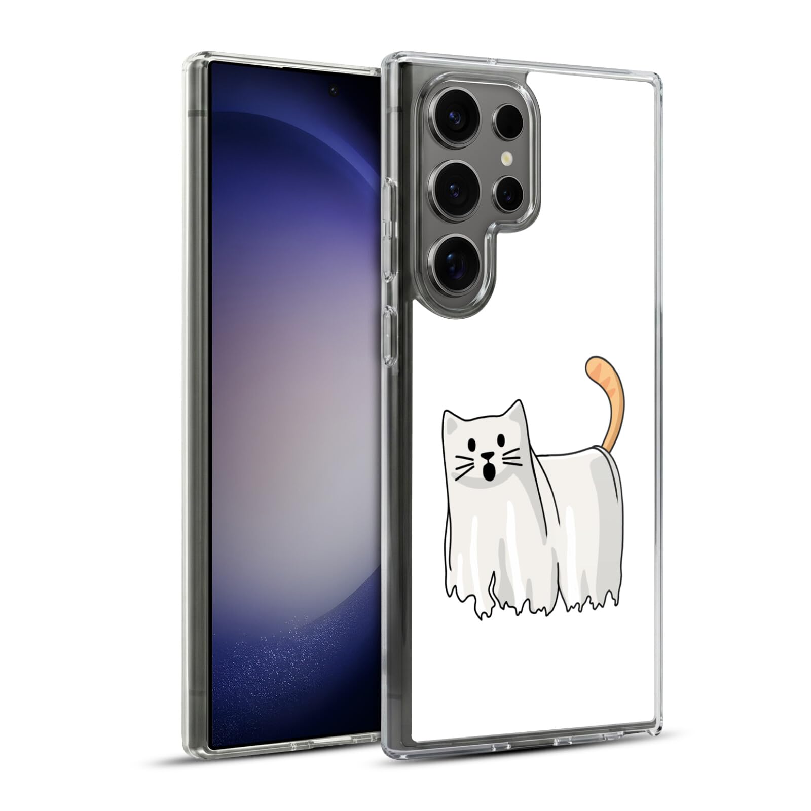 Funda Gel Suave Samsung S23 Ultra Gatos Halloween Beth Wilson 7
