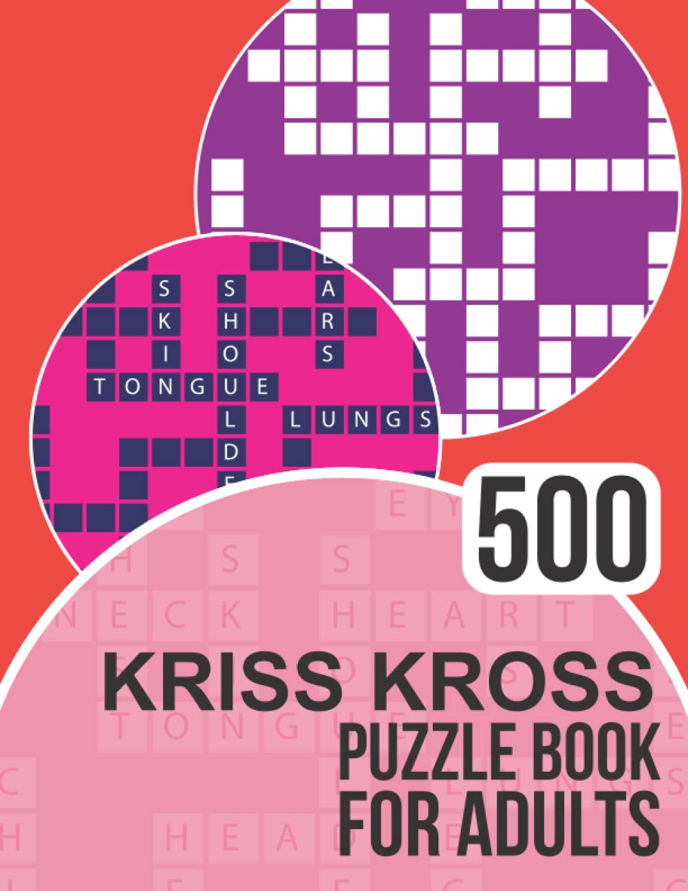Buy 500 Kriss Kross Puzzle Book for Adults Kriss kross book with a