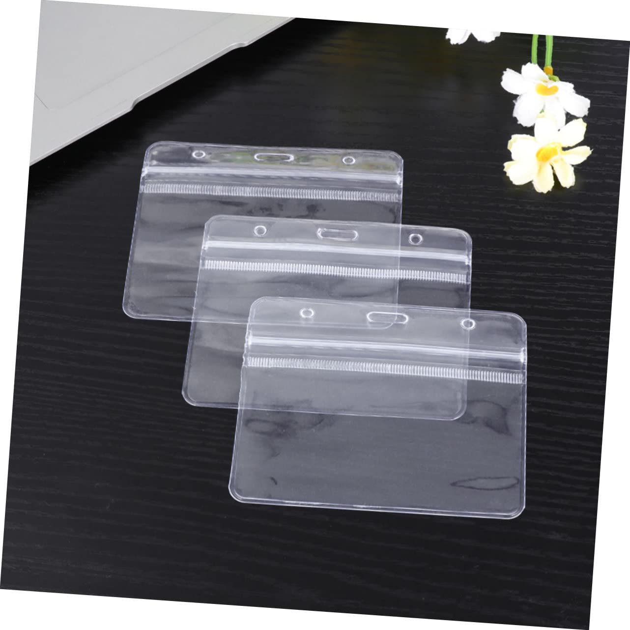 STOBOK 100stücke Transparente Ausweishüllen Aus Kartenhalter Ausweis Robuste Wasserdichte Ausweishalter Für Reisen Und Büro