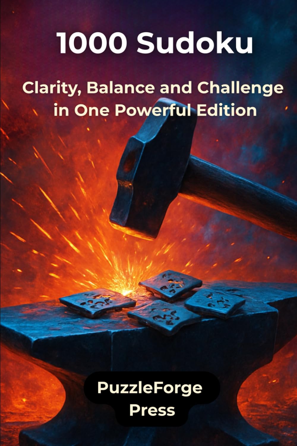 1000 Sudoku: Clarity, Balance and Challenge in One Powerful Edition (PuzzleForge™ Mixed Sudoku Forge Series – Variety Brain Training Puzzles)