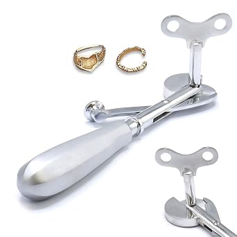 Heavy Duty Finger Ring Cutter Tool and Band Remover 7.5" Stainless Steel Metal Cutting Blade and Finger Guard Protection, Emergency, EMT, and Jewelry