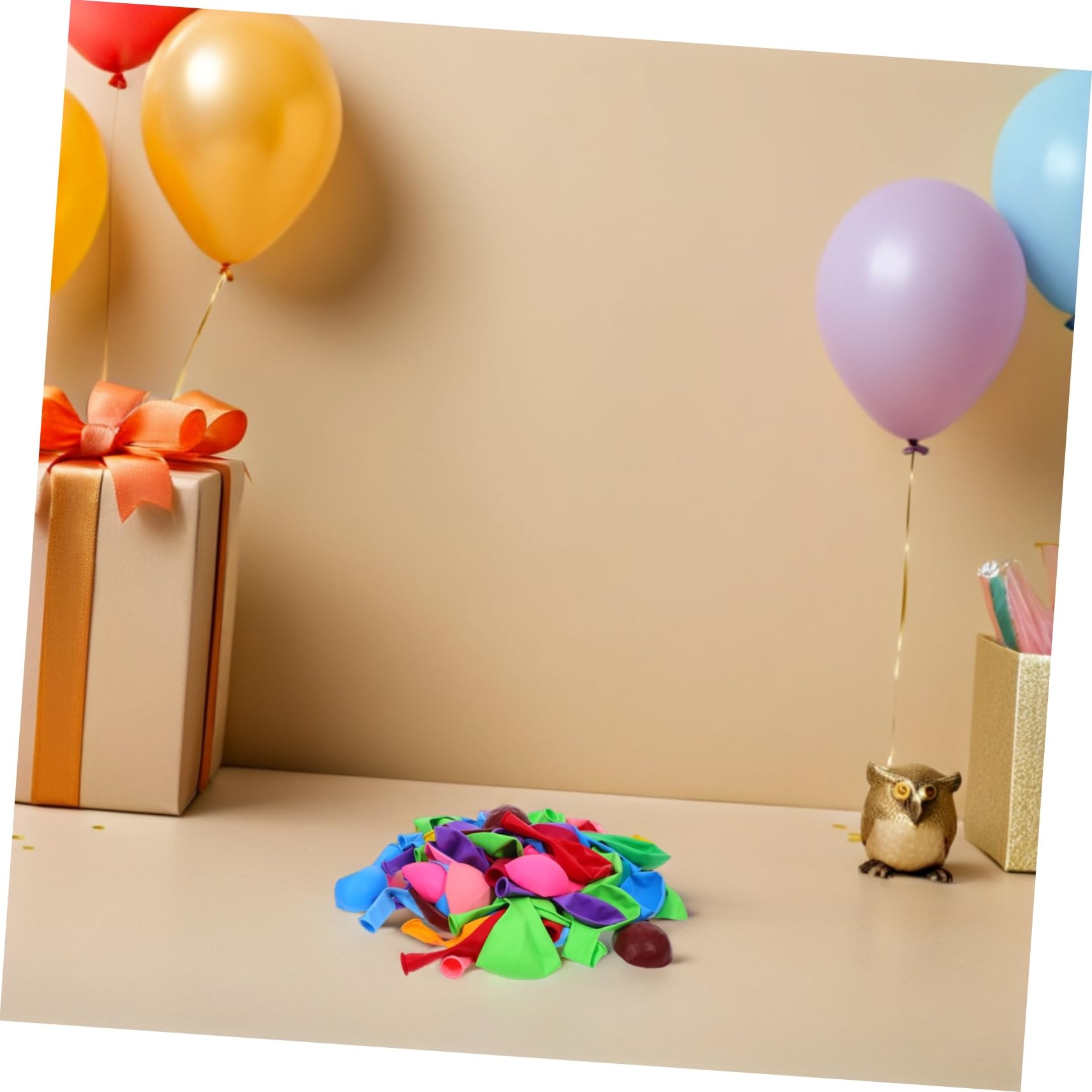 BESTYASH 200 Globos de Látex Coloridos para Fiestas, Cumpleaños y Bodas – Adornos Festivos y Duraderos Color Aleatorio