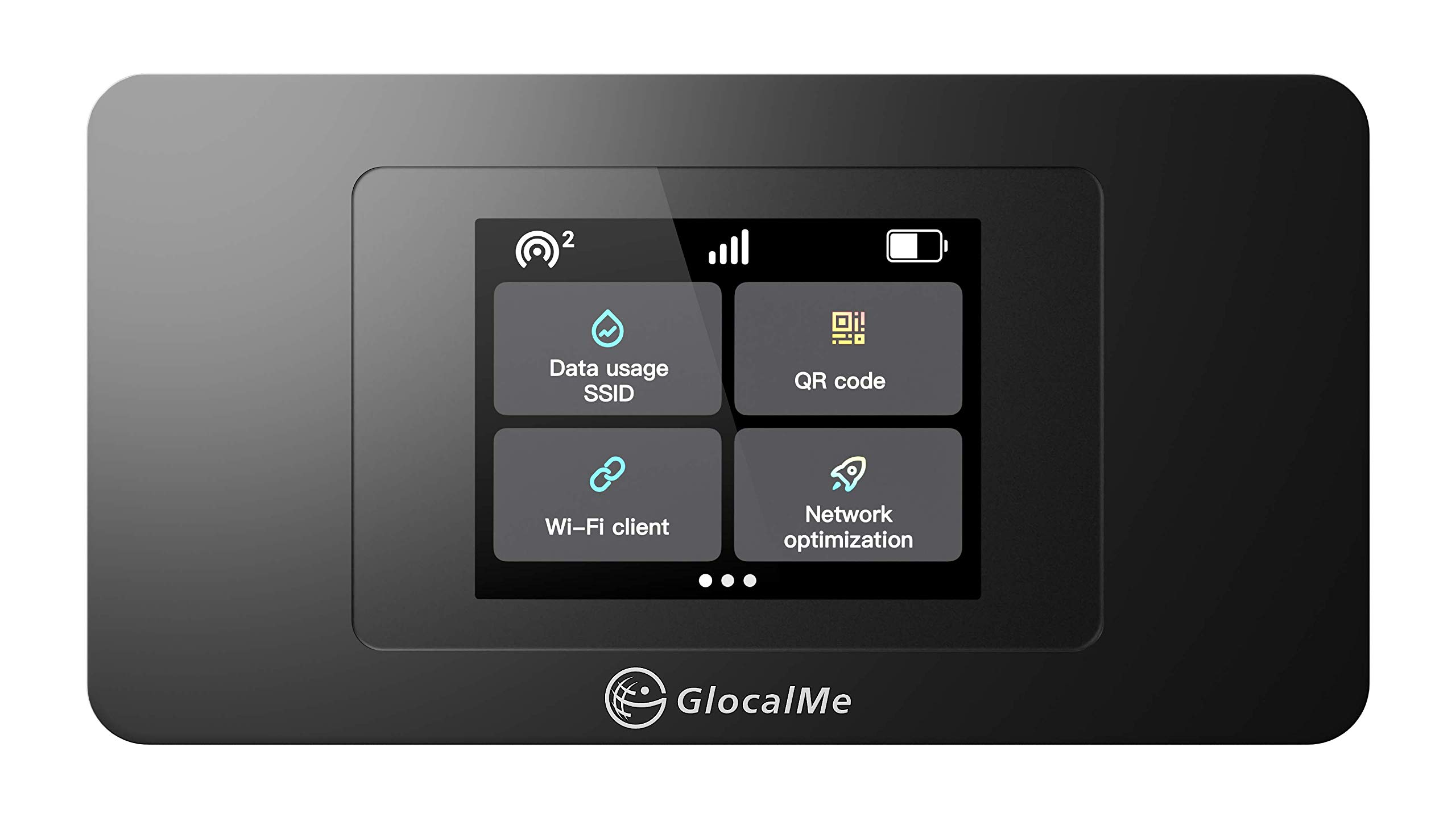 GlocalMe DuoTurbo 4G LTE Mobile Hotspot, No SIM Card Needed, WiFi Hotspot Unlock Device for Home or Travel in 140+ Countri...