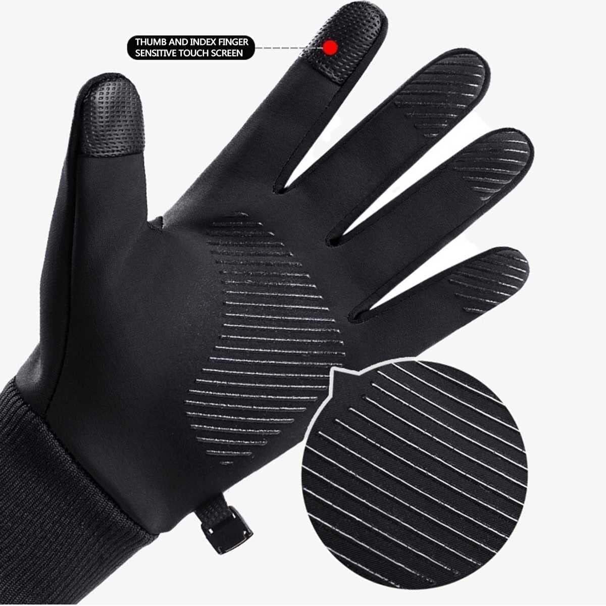 Guantes Running Guantes De Ciclismo For Deportes Al Aire Libre Cálidos De Invierno For Hombres Y Mujeres, Guantes De Invierno Con Todos Los Dedos Guantes Deporte Hombre