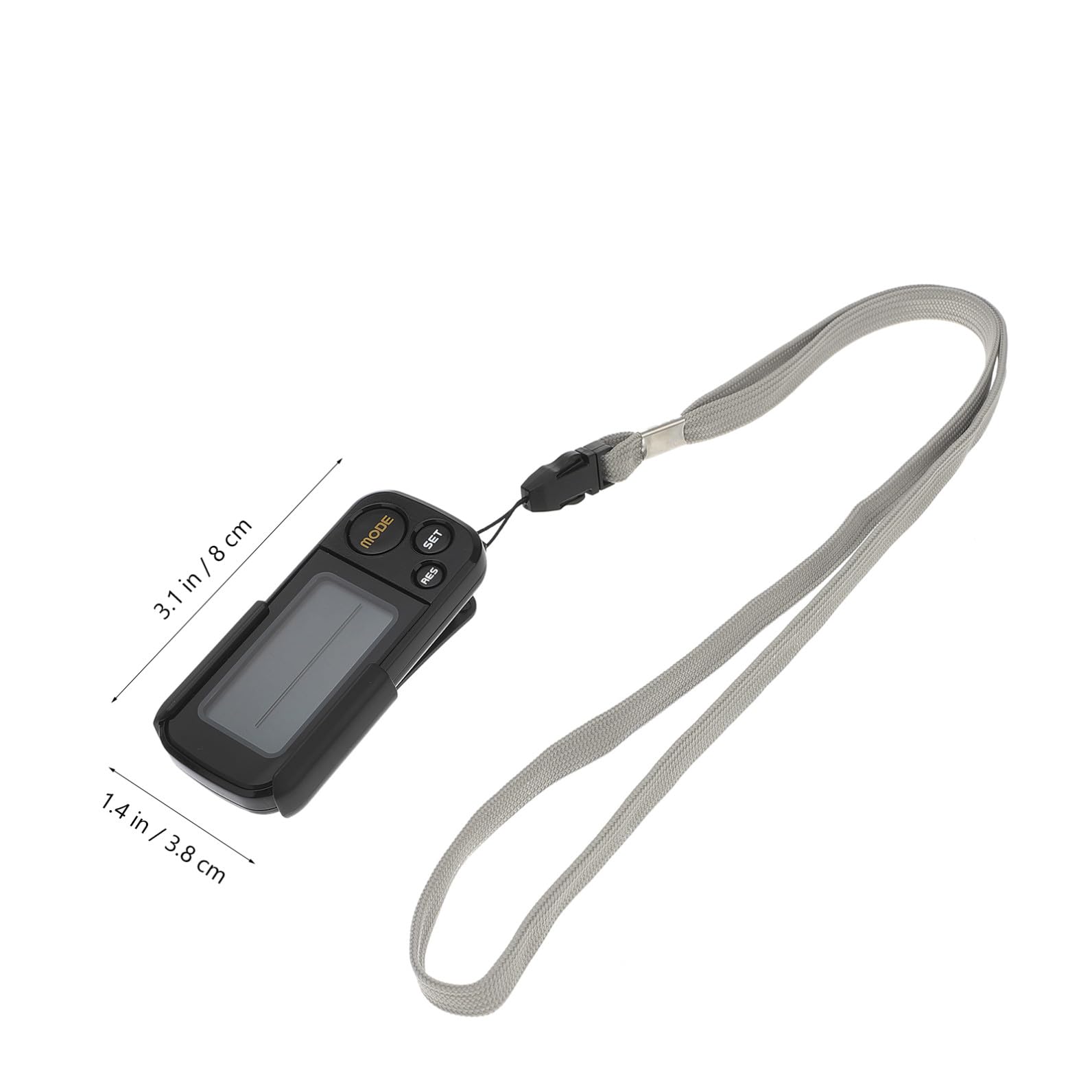 TOYANDONA Sport Schrittzähler mit Großem Display Elektronischer Pedometer für Präzise und Kalorienverfolgung für Joggen und Robustes Material Für Männer Frauen