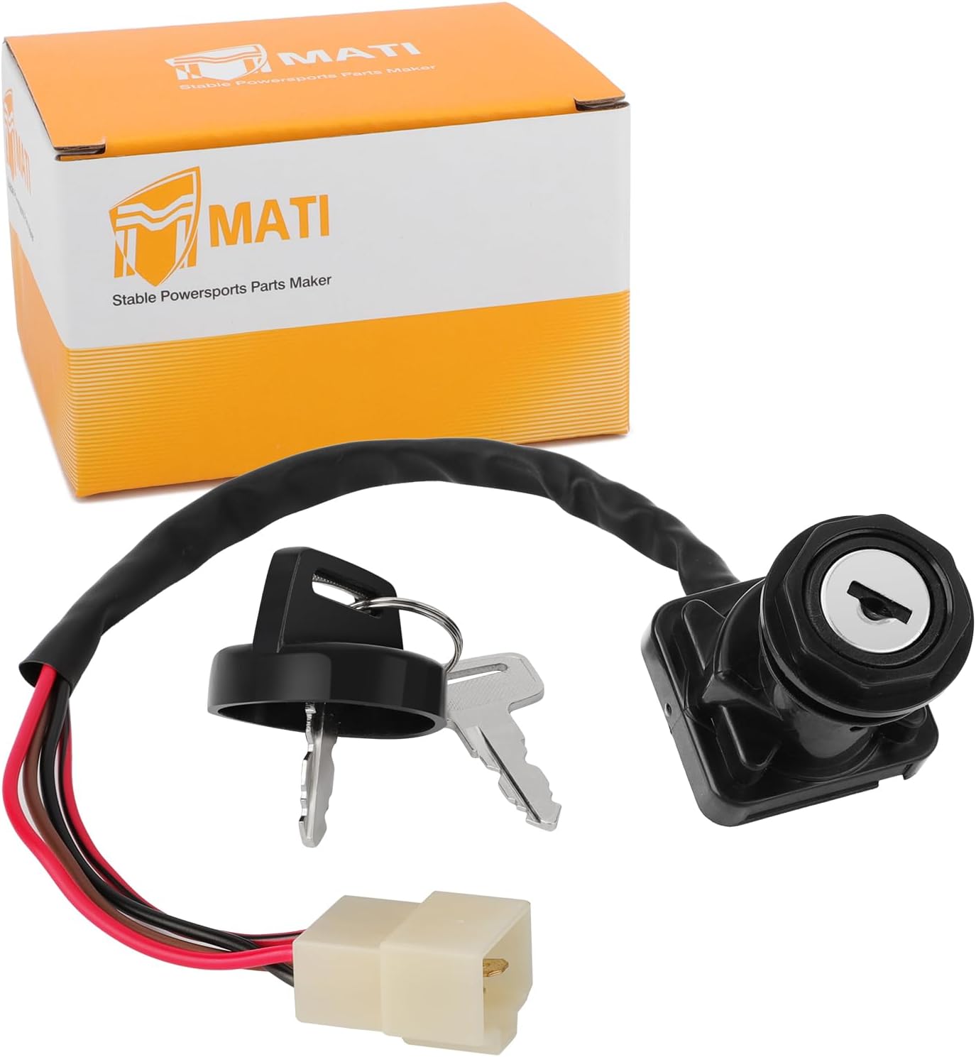 Ignition Key Switch Main Switch for Polaris Sportsman 500 Scrambler 400 500 Magnum 500 Sport 400 Trail Blazer 250 Xplorer 400 1999 Magnum 425 1997-1998 Sportsman 400 1997 Big Boss 400 500 1997-1999