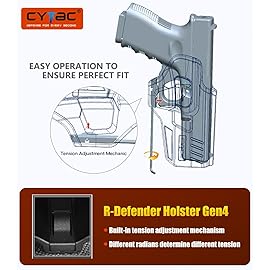 Sig P365 Holsters, OWB Holster for Sig P365 Micro-Compact 9mm / P365 XL / P365 SAS - Index Finger Released | Adjust. Cant | Autolock | Outside Waistband | Silicone Pad Paddle | Matte Finish -LH