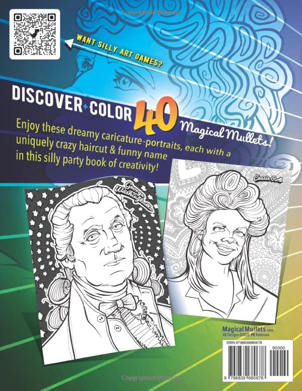 Miniatura 2 de Magical Mullets! Tough Look Coloring Book (Magical Mullets Coloring Books)