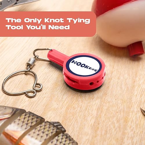 Miniatura 23 de HOOK-EZE Herramienta para atar nudos de pesca Protege de los anzuelos de pescado Ata nudos de pesca fácilmente Gadgets geniales para Metal