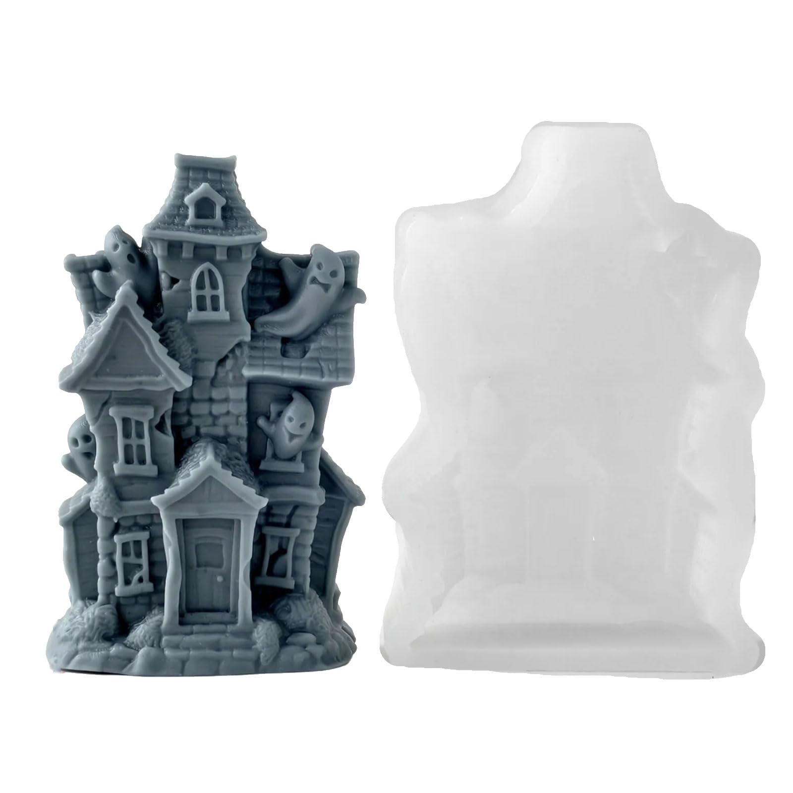 Msioytog A Skull Nd Tombstone Silicone For Nd Creation Great For Halloween Home Decoration Easy Release Halloween