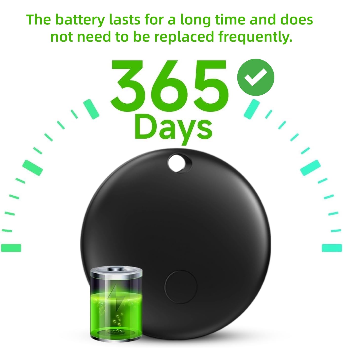 Android Smart Tracker Tag, Localizzatore Bluetooth Compatibile con Andriod, Air Tracker Tag Con Due Protezioni in Silicone Tracker per Chiavi, Bagagli, Borse, Zaini, Impermeabile (nero, 2 pcs)