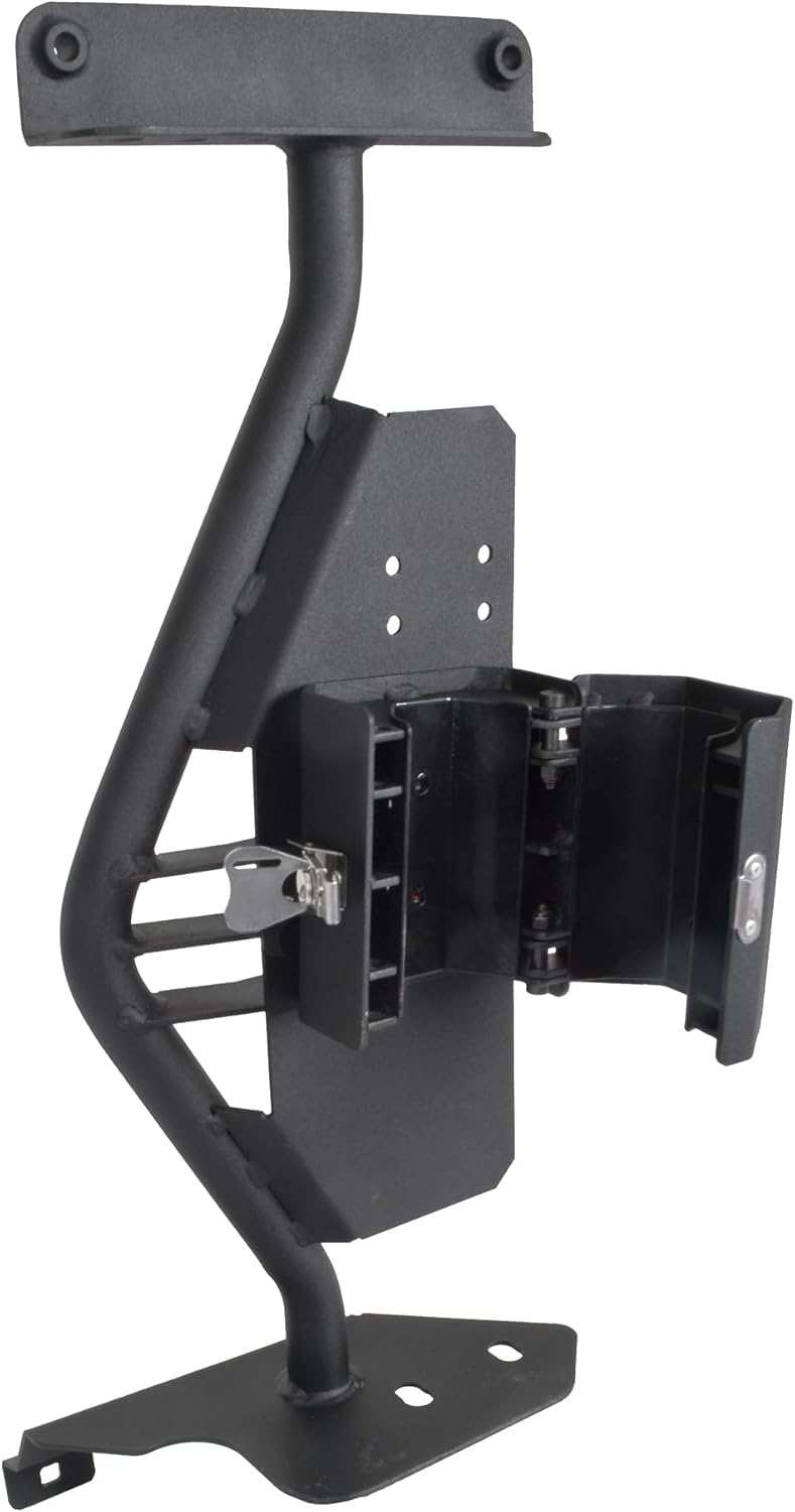 Go Rhino Hydraulic Jack Mount | Mild Steel, Textured Black | 701005T | Fits 2018-2024 Jeep Wrangler; 2020-2023 Jeep Gladiator