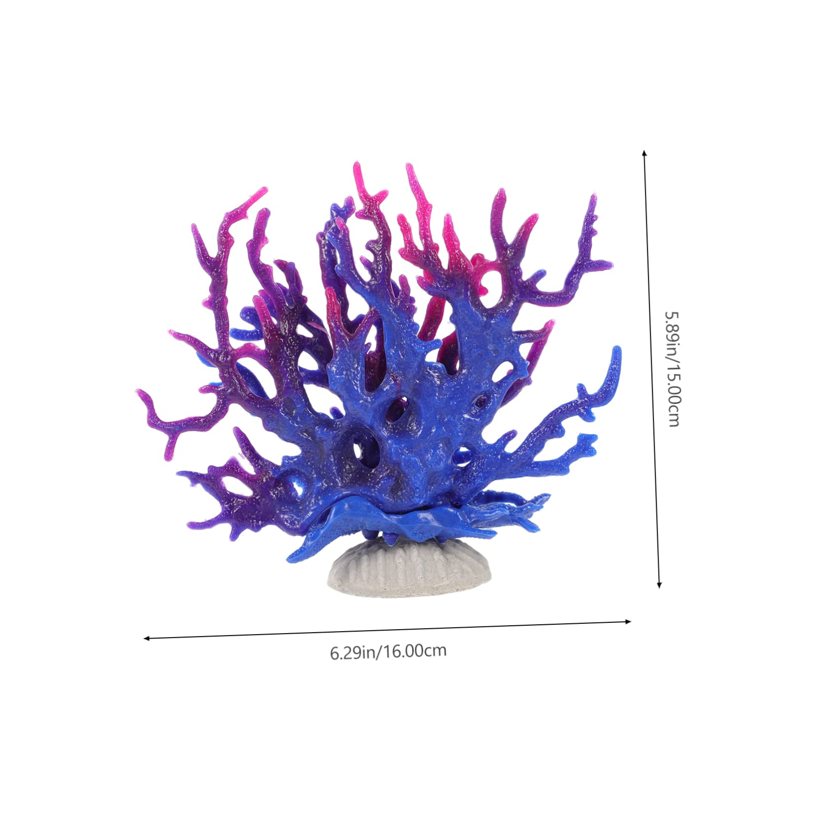 SUPVOX Decorative Artificial Coral Branches for Fish Tank DIY Aquarium Decorations Durable Landscape