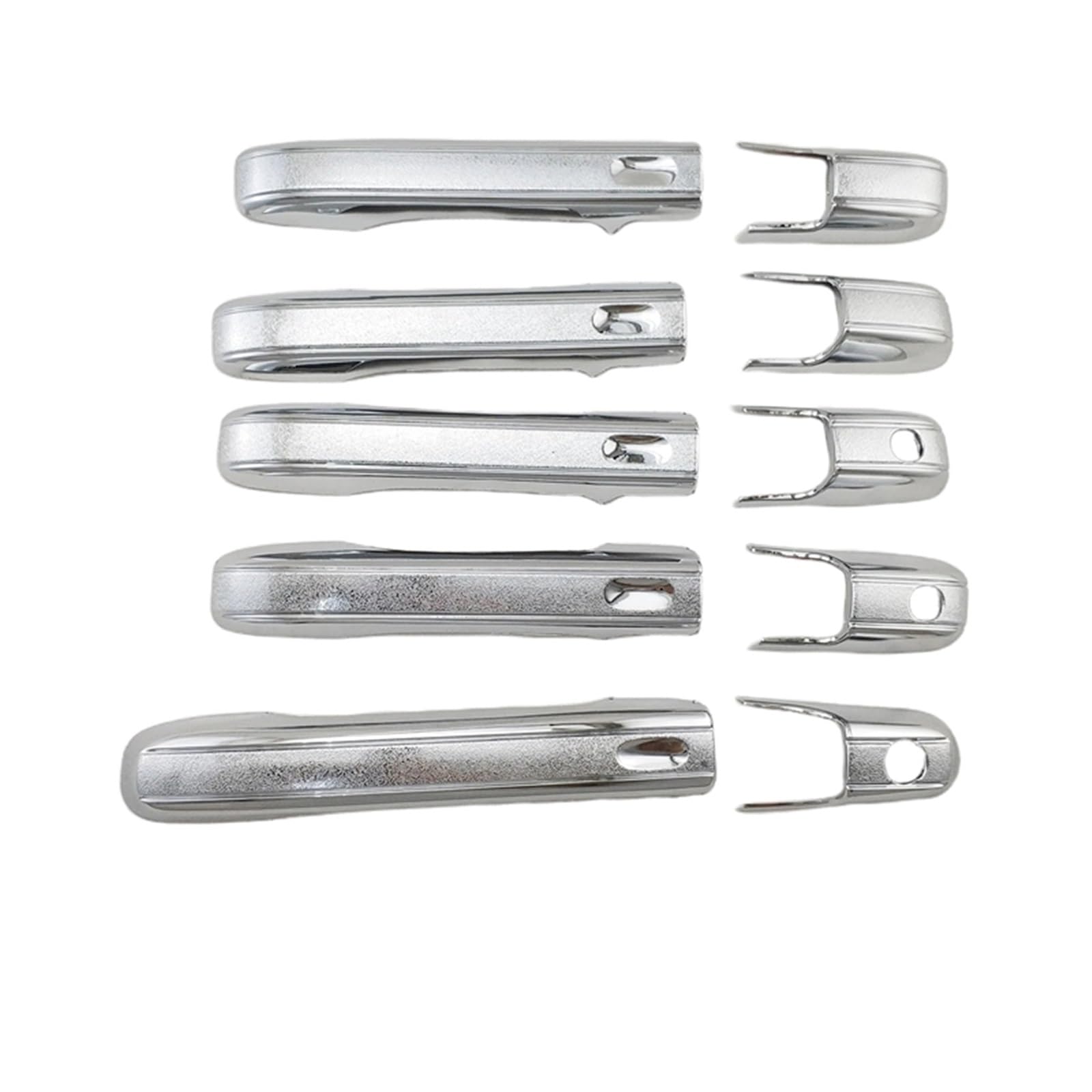 DSEQOPHH Outer Handle Cover Compatible with for CRV 2001 2002 2003 2004 2005 2006 Car Door Handle Cover Paste Style Auto Parts Chrome Protector