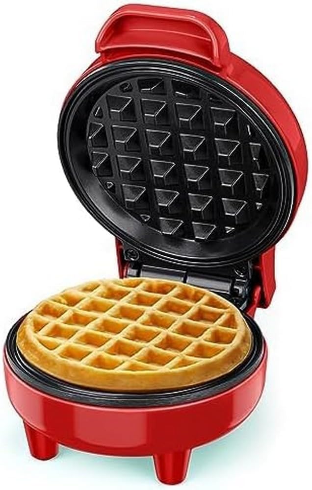 Satyaki Mini Waffles Maker Machine For Home, 3 in 1 Electric Waffle Iron with Non-Stick, Dual Side Plate, Pancake Maker - For Individual Belgian Waffles - 4 Inch- 350 Watts (Multi)-image-7