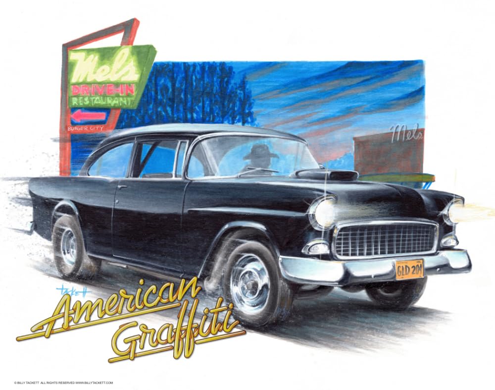 Amazon.com: American Graffiti Signed Art Print, 11x14 | Wall Art
