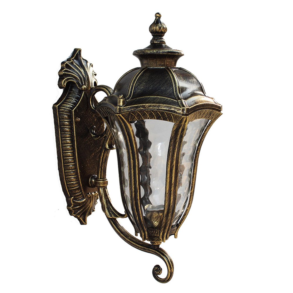 Lampe murale aluminium haut de gamme au design continental vintage pour une entrée élégante