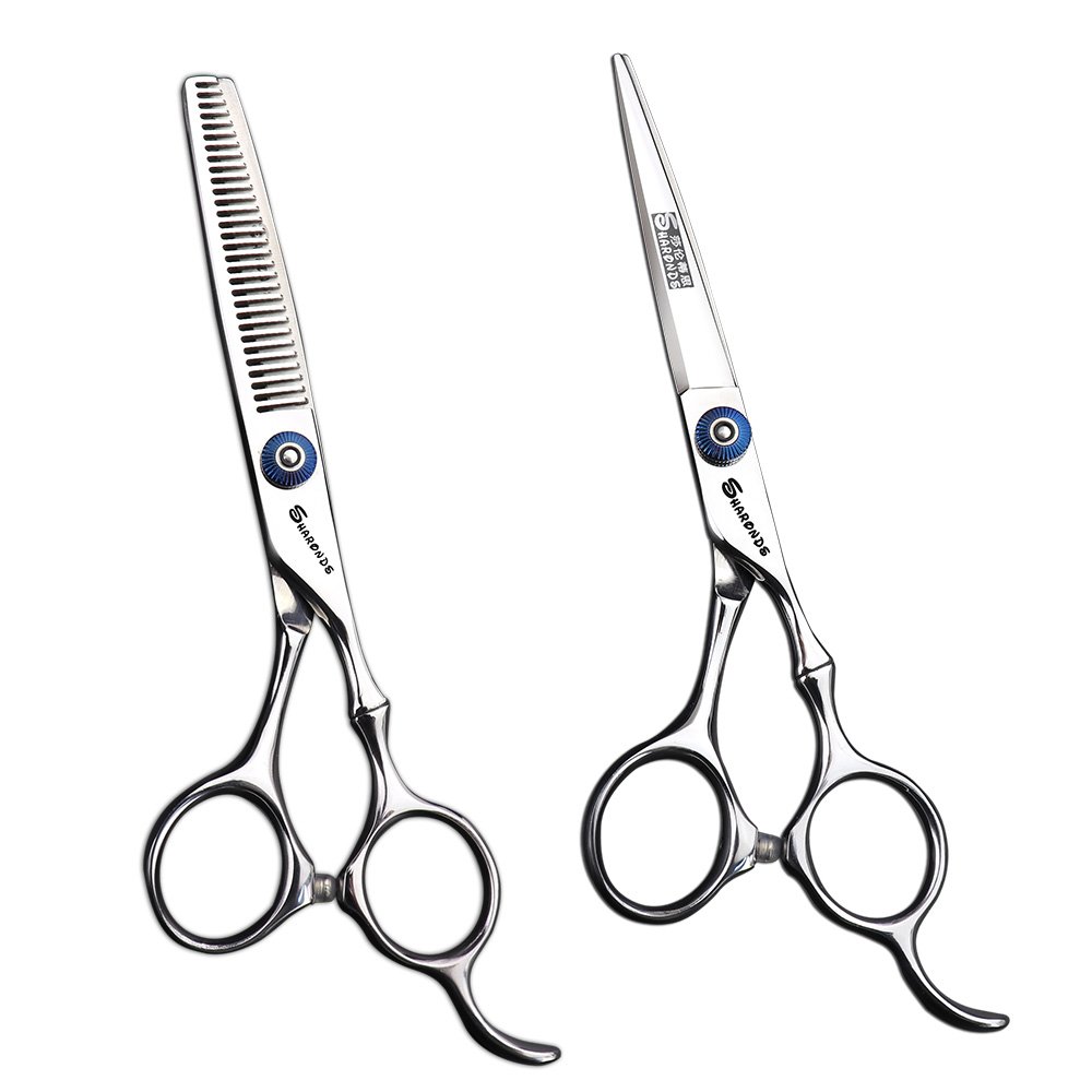 Juego de peluquería profesional de 6 pulgadas, peluquería eficiente(6 pulgadas - 2pc-C) | peluquería eficiente,Tijeras de peluquería para principiantes,Tijeras exclusivas para salón de belleza