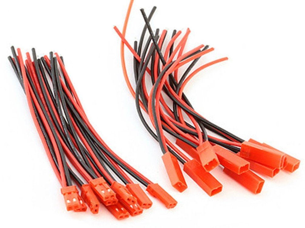 Buy Kalevel 20pcs JST Connector Kit JST Plug Connector 2pin JST Male