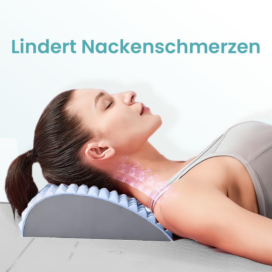 neuleben Align Original Rückenstrecker – Orthopädisches Kissen für Nacken- und Rückenentlastung | Ergonomisch für Haltungskorrektur | Wirbelsäulenunterstützung