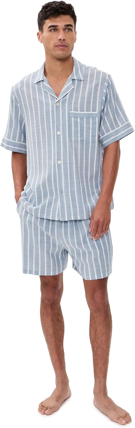 Eberjey Men's Nautico Shorts Pj Set