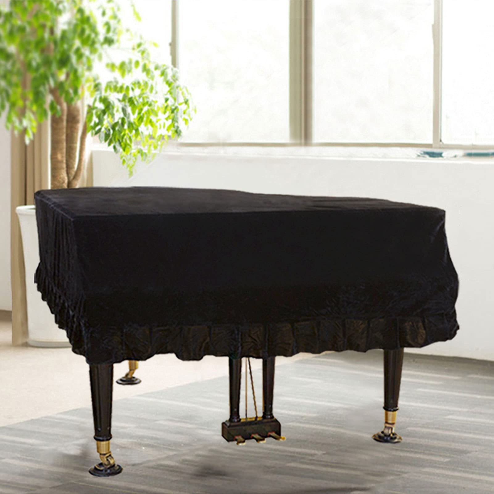 Un Piano à Queue Avec Un Design De Clavier Incroyablement Incurvé Et