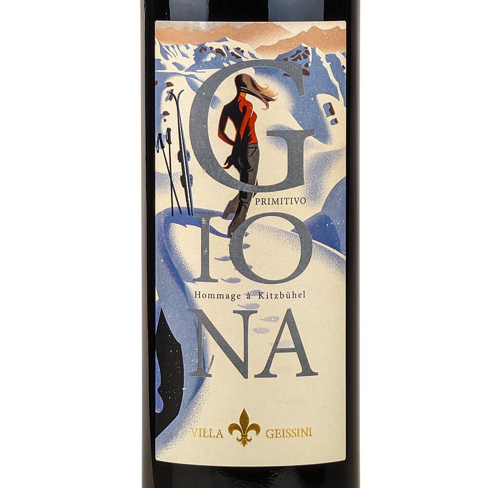 Villa Geissini GIONA Primitivo, trocken, sortenreines Weinpaket (6x0,75l)