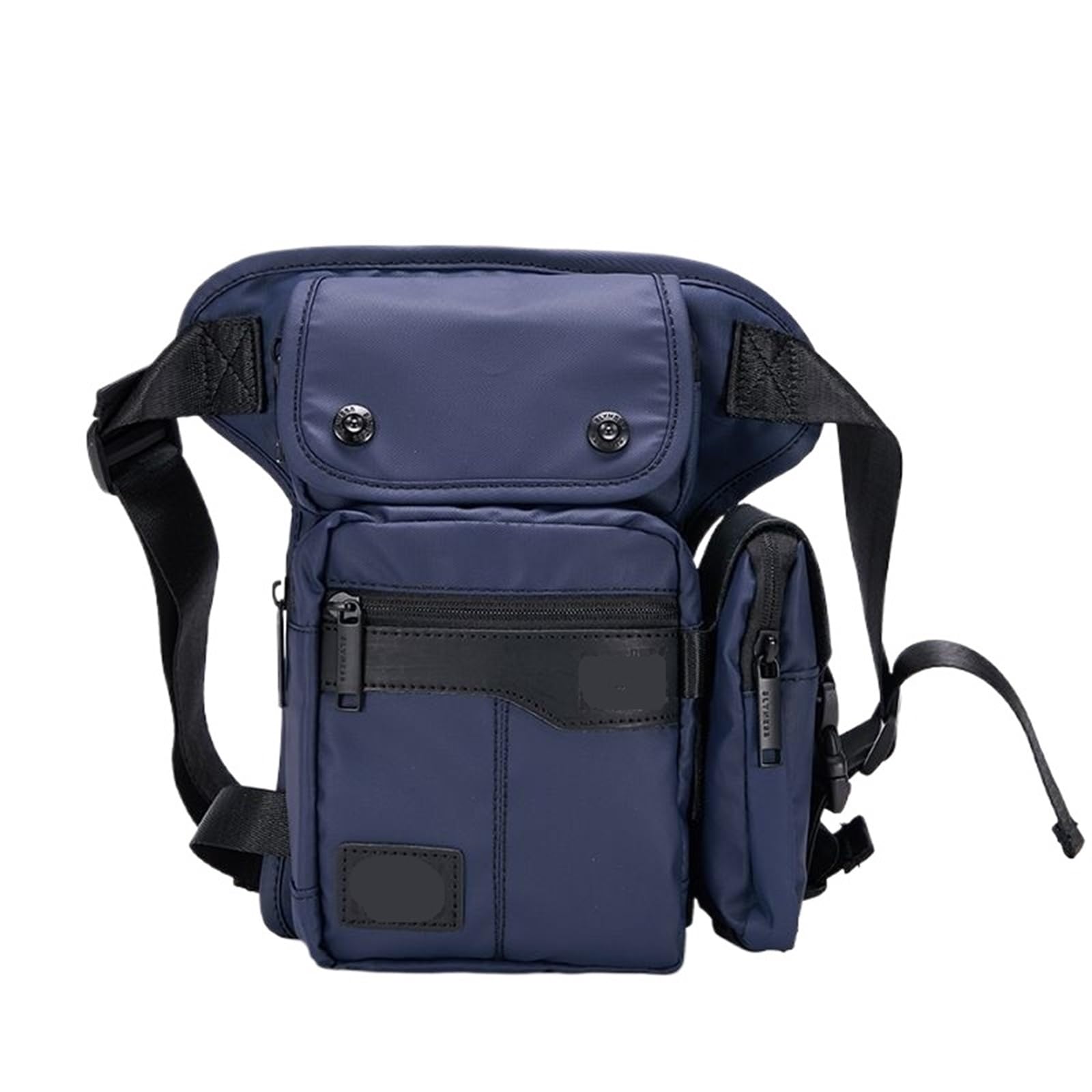 Riñonera de Pierna Riñonera de Lona for Hombre, diseño Impermeable, Informal, for Pierna, con Bolsillo en el Muslo for Motocicleta para Hombre(Blue)