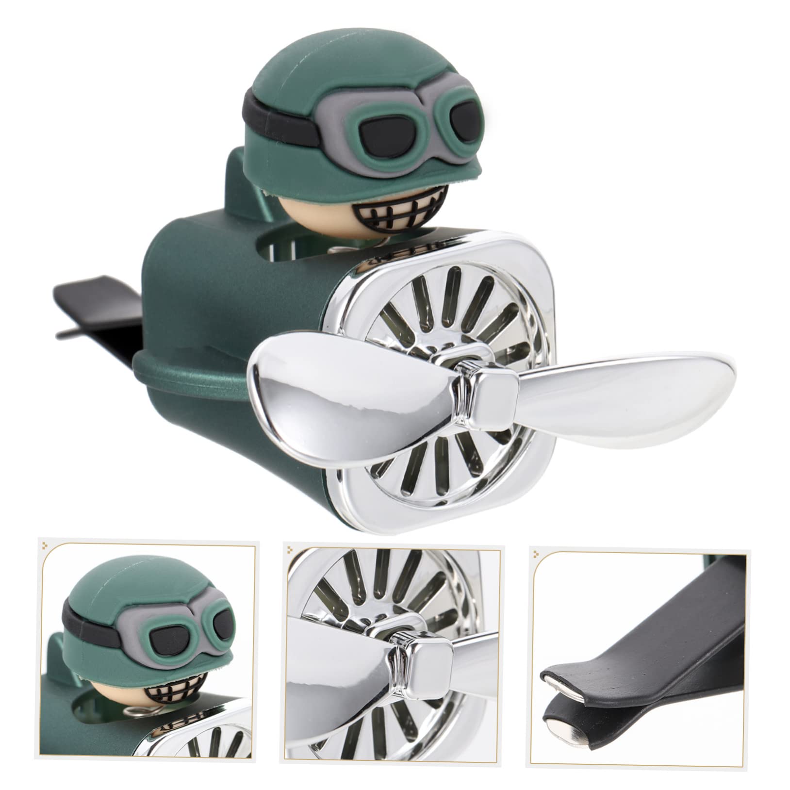 SOLUSTRE 4pezzi Clip Per Auto Decorazione Ventilazione Con Fragranza Design Chic e Facile Installazione Per Famiglia e Amici Di Profumi Inclusi
