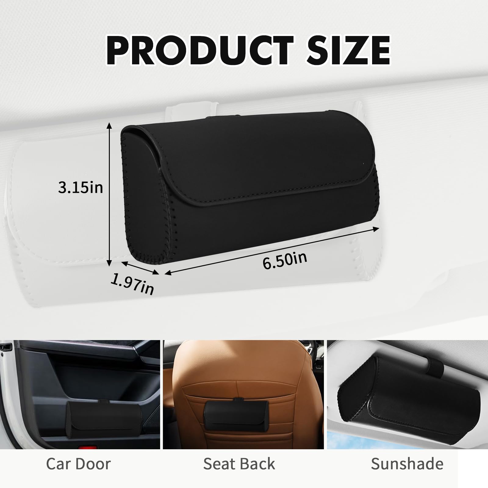 EZ Pass Holder for Windshield with Suction Cups – Secure Toll Transponder Mount for EZ Pass Mini & iPass, Durable, UV & Heat Resistant Case for Car, Easy Install, No Adhesive, Removable