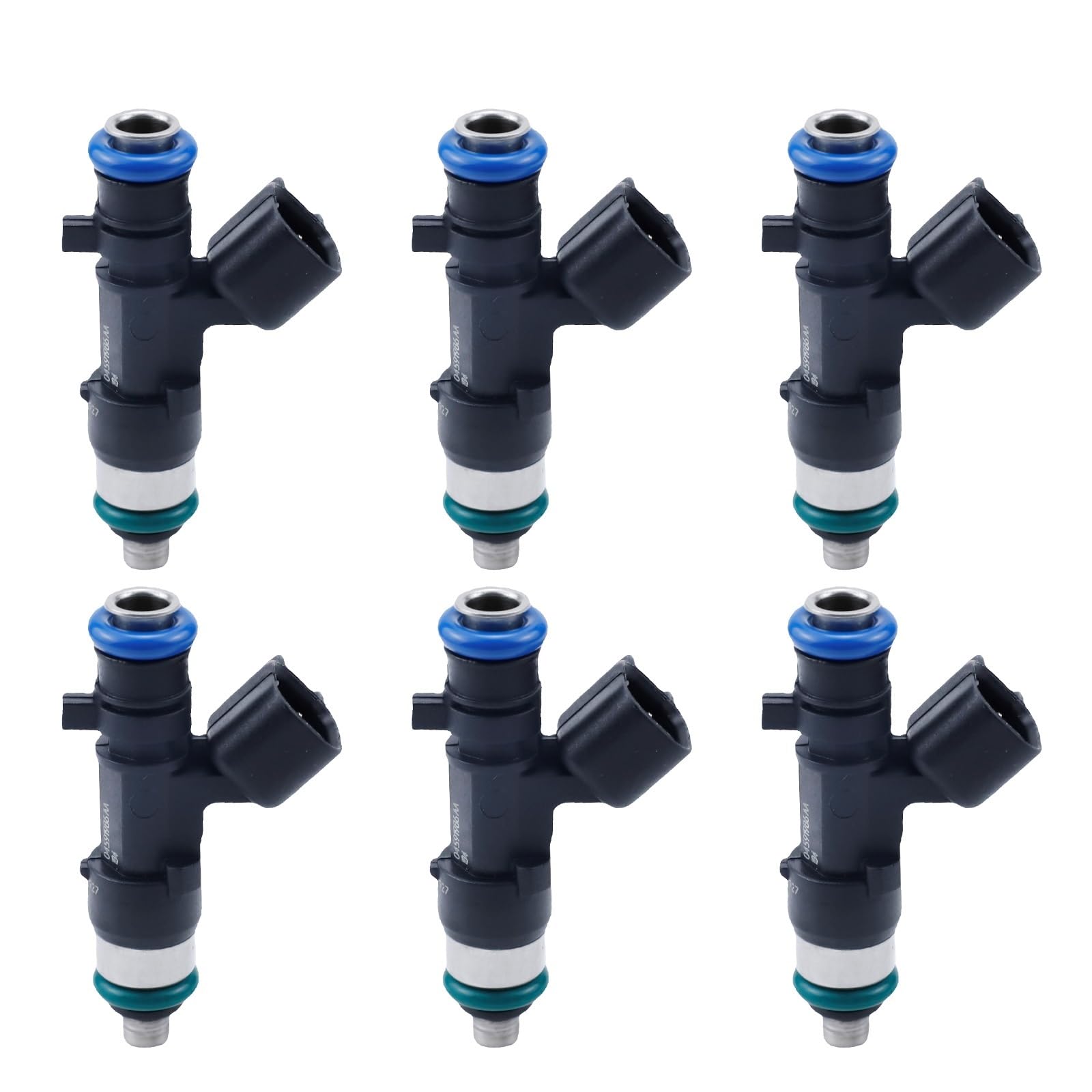 Fuel Petrol Injection Nozzle Fuel Injectors 04591986AA for 300C for Sebring for Grand for Voyager for Pacifica for Dodge for Journey 0280158028(1 Set (6PCS))