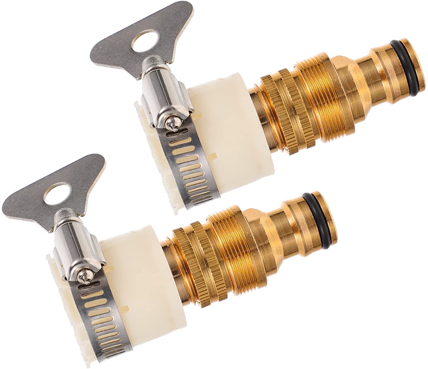 4 pezzi sistema di irrigazione a goccia deviatore rapido tubo non via acqua per connettore rubinetto cucina femmina raccordo lavello domestico collegare rubinetti da giardino raccordi per rubinetti