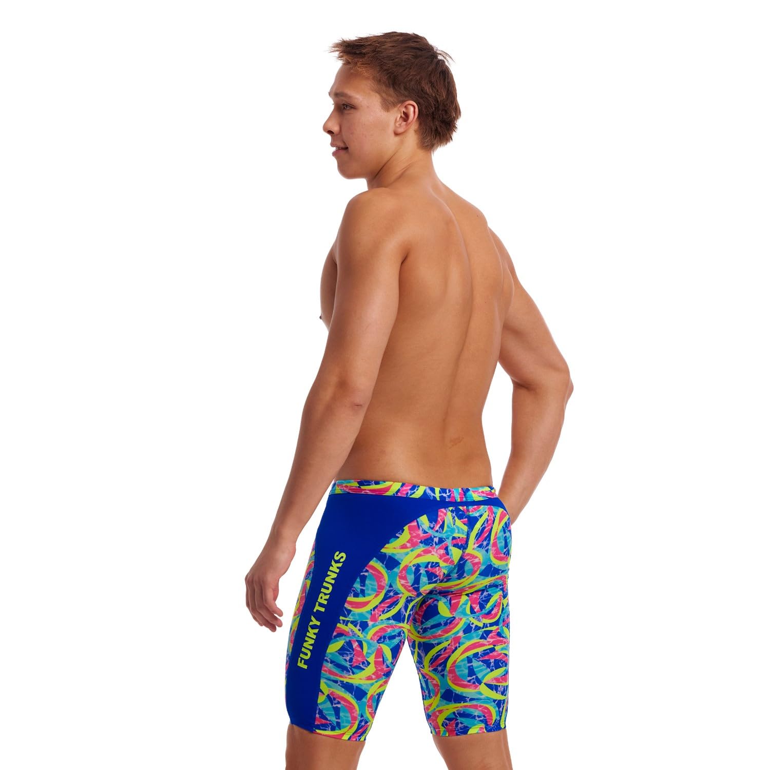 Funky Trunks Choppy Waters - Jammer Natation - Taille Maillot de Bain - M