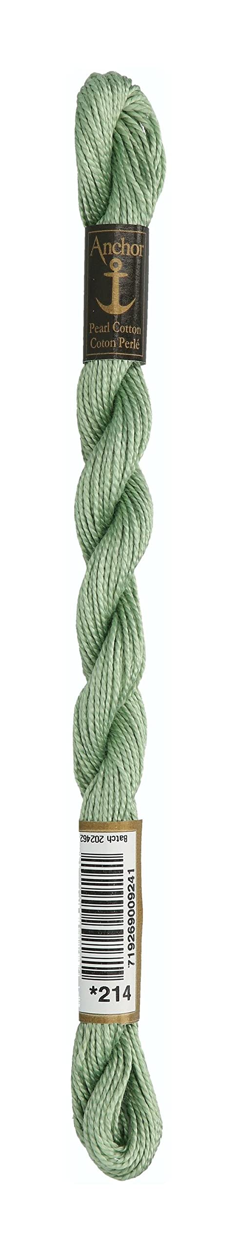 Anchor Pearl Thread, Embroidery Thread, Cotton, 00214 Salbei, Salbei