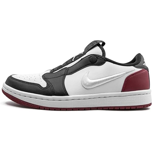 Jordan Nike Women's Shoes Air 1 Retro Low Slip Black Toe AV3918-102