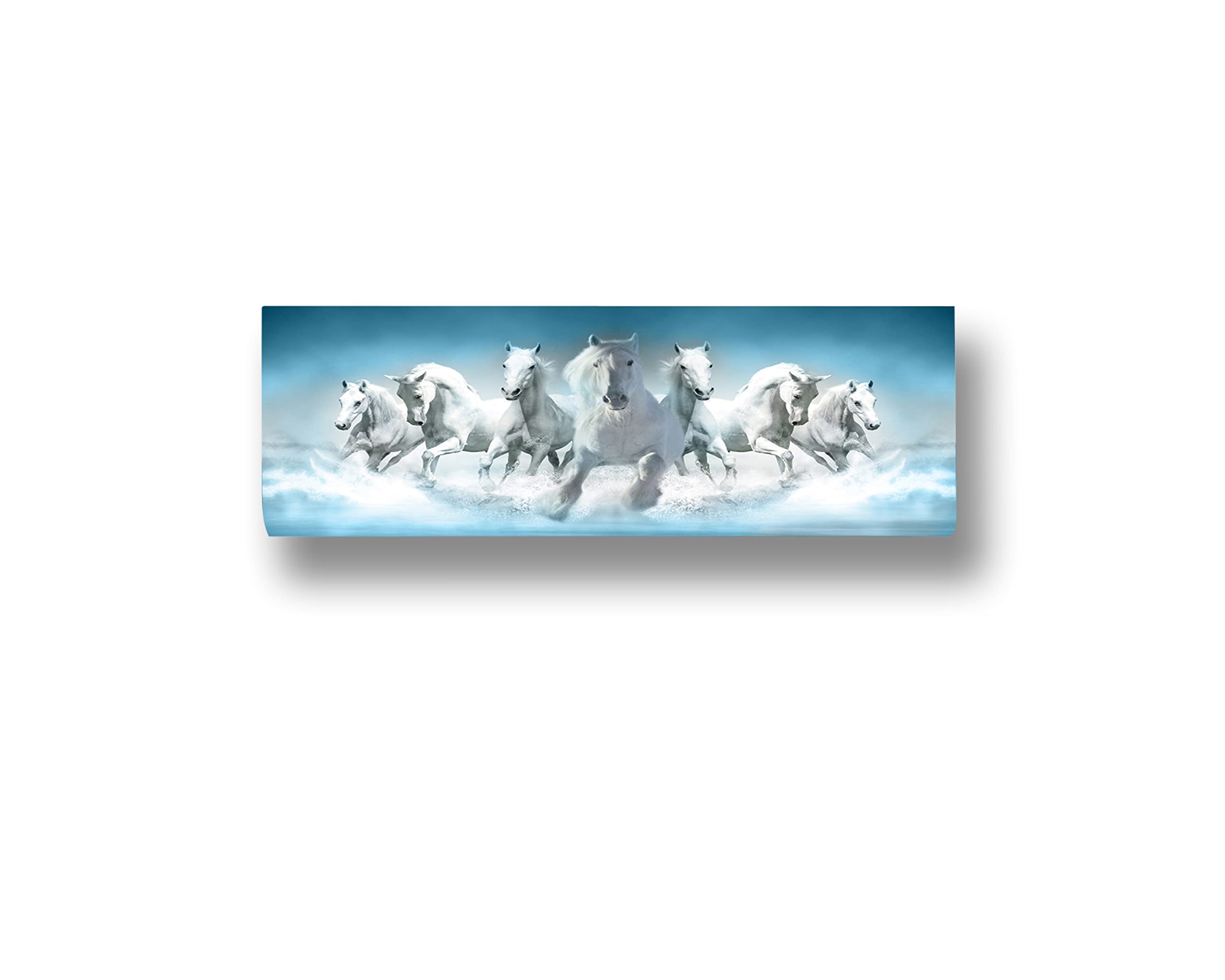 Ameedarshan 7 Horses Printed Air Conditioning Dust Cover Folding Designer Ac Cover For Indoor Split Ac (97 X 31 X 21Cm) - Polyester (B0C94JMP29) Amazon Price History, Amazon Price Tracker