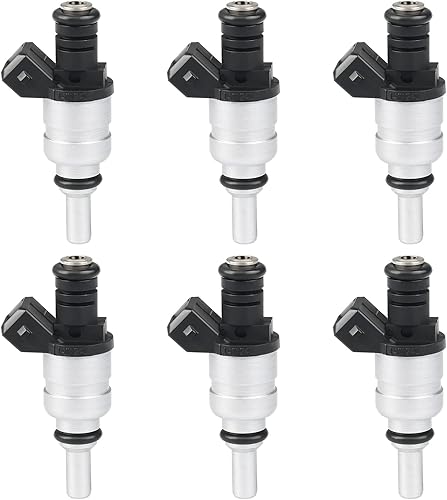 JDMON Inyectores de combustible de repuesto para BMW 320i 323i 325ci 325i 325xi 525i 528i X3 Z3 Z4 2.2L 2.5L 2.8L I6 1427240 1439800 FJ663 852-12172