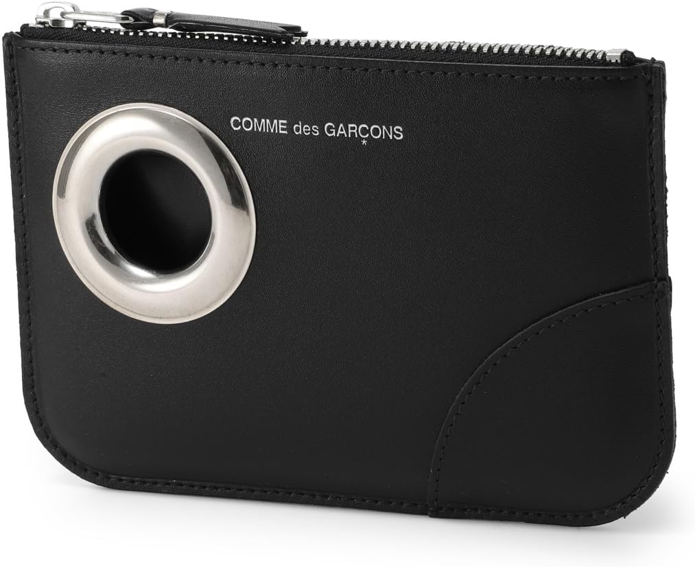 ブラック&クロコダイル】ミドルトラッカーウォレット イタリアンレザー