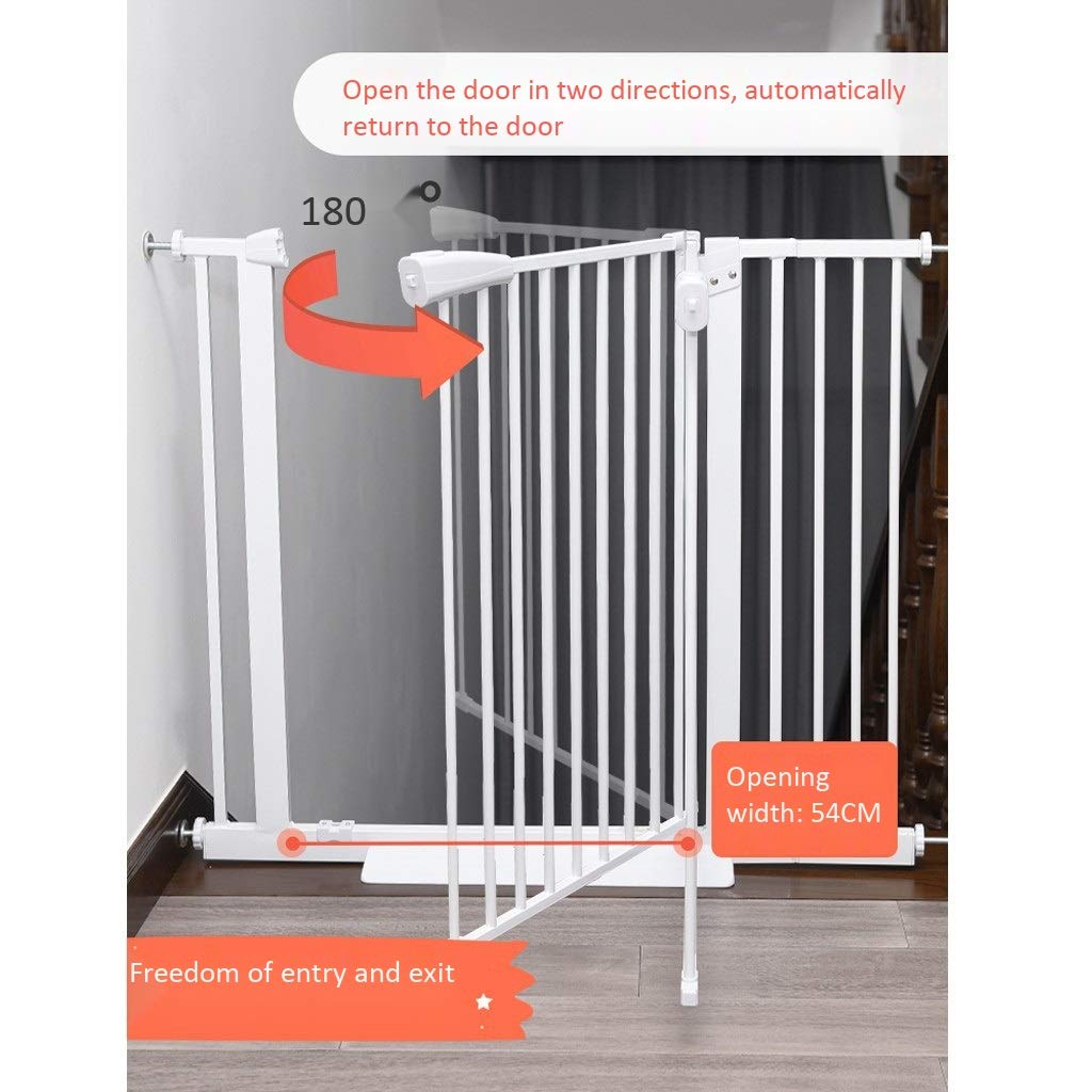 Amazon.co.jp: GHCXY ペットサークルホワイトメタル屋内安全ゲート