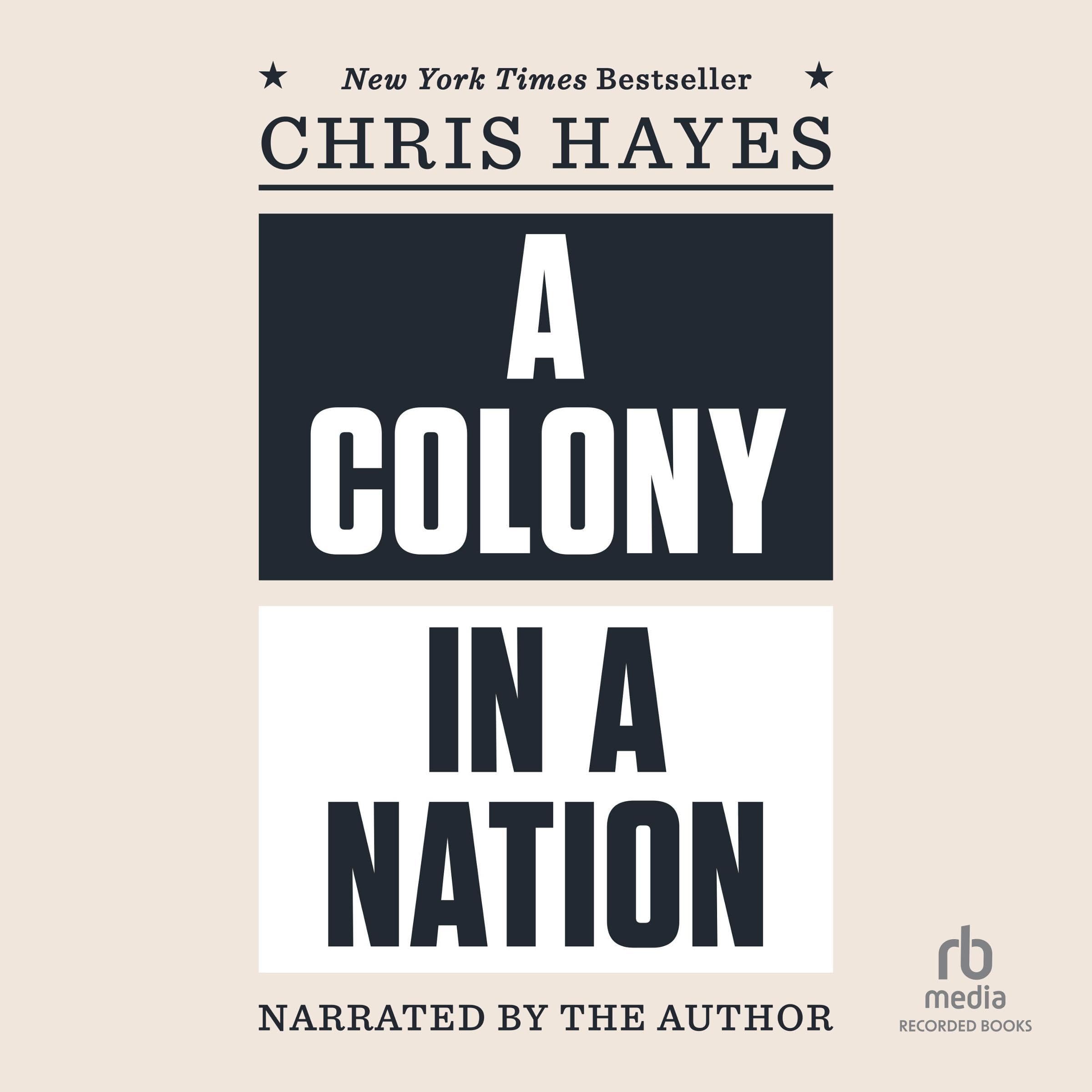 Cover art for A Colony in a Nation