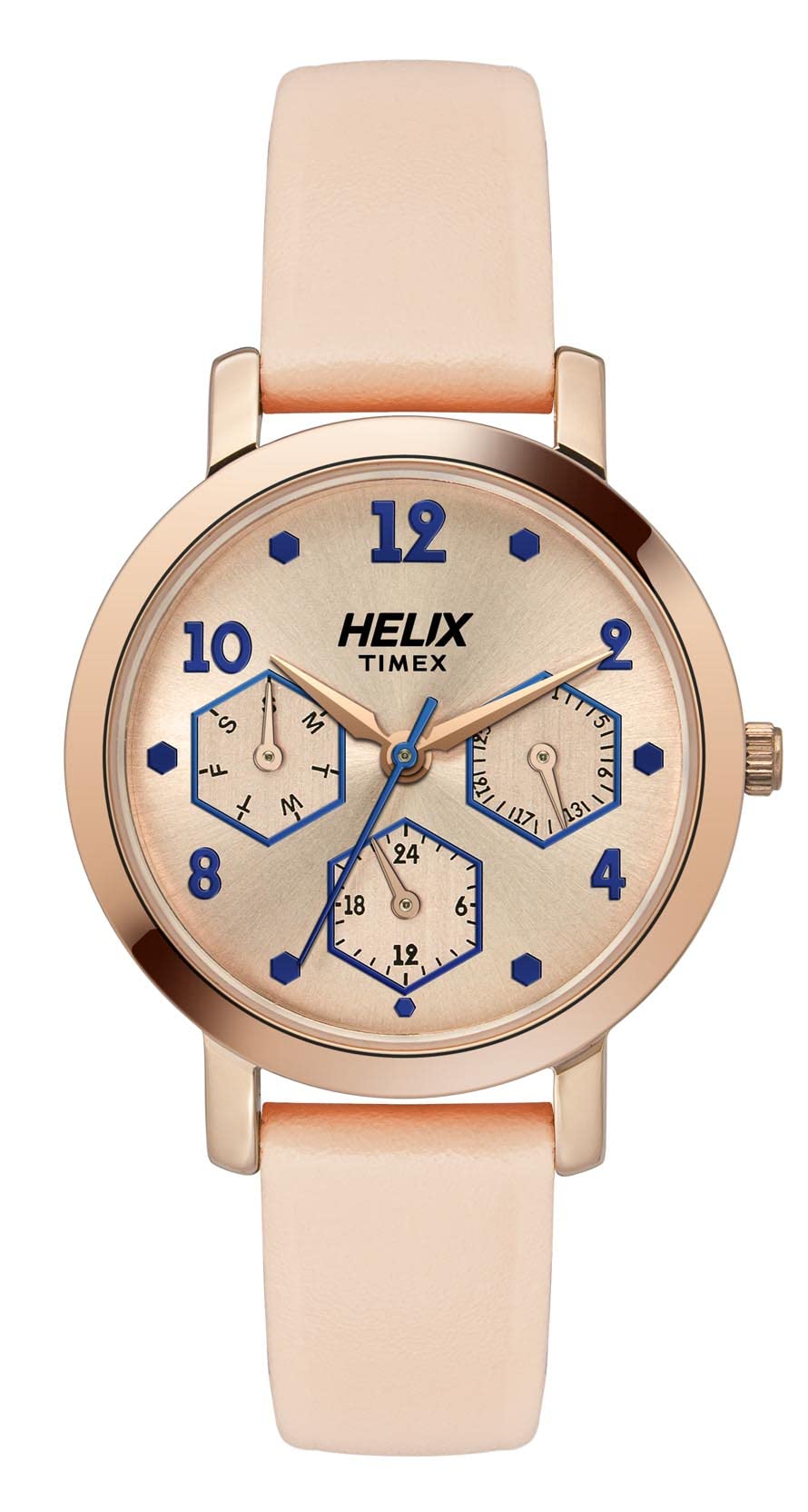 Helix Analog Blue Dial Womens Watch-TW024HL31 (B087DK2BKW) Amazon Price History, Amazon Price Tracker